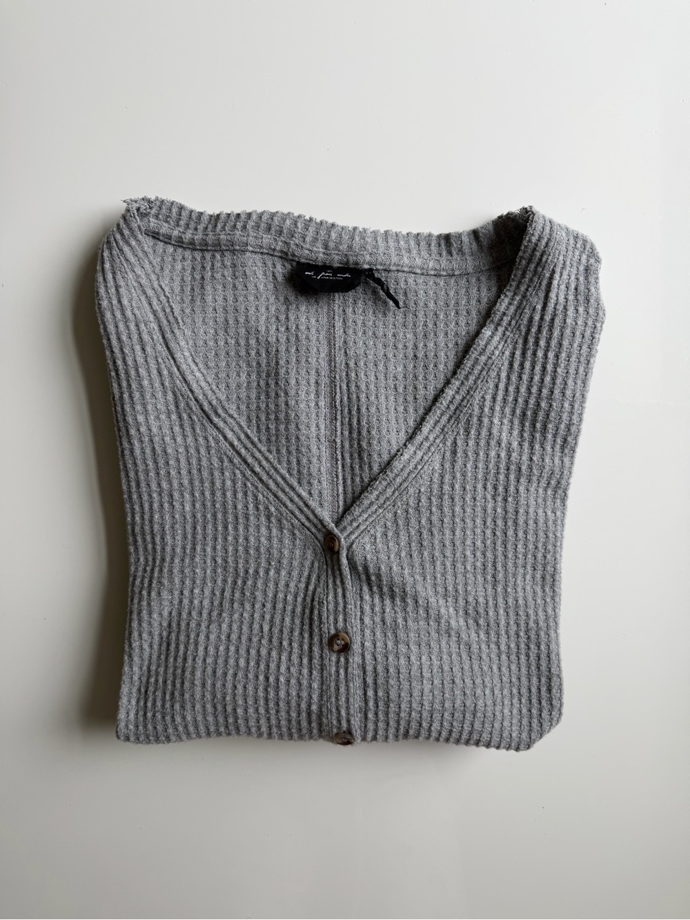 Urban Outfitters Gray Button Down Cardigan Sweater Top - S